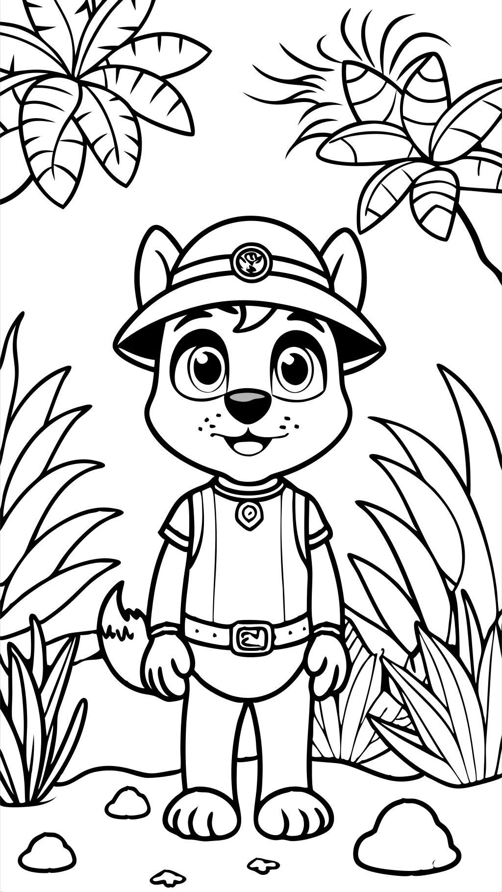 tracker paw patrol coloring pages